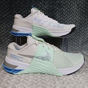 Nike Metcon 8 Women's Athletic Crossfit Training Shoes White Mint Blue Size 8